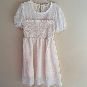 Charming Cream Kids Dress